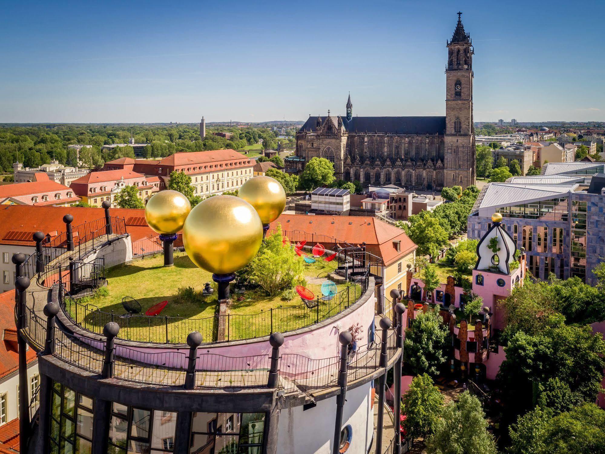 Aparthotel Magdeburg Exteriör bild